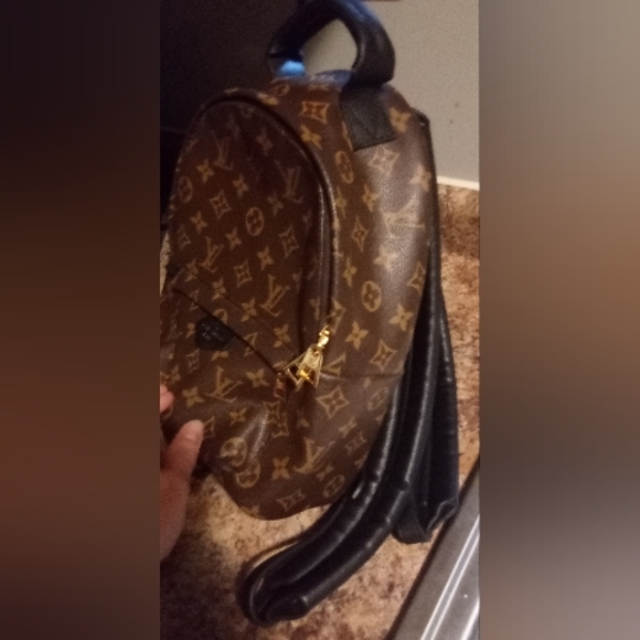 Louis Vuitton Palm Springs MM Backpack. Brown/Black - Picture 2 of 5